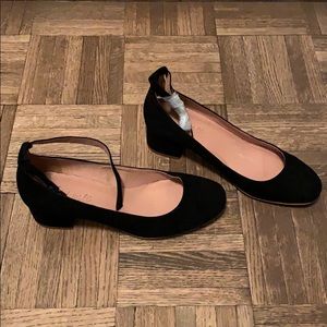 Madewell Victoria Block Heel Ankle Strap SZ 7 NEW